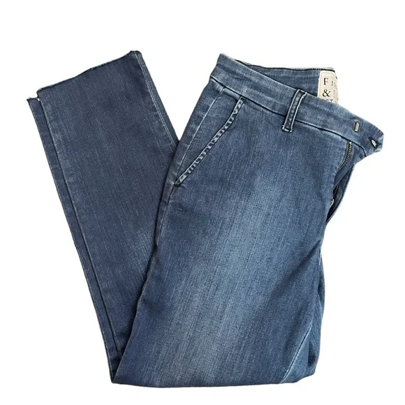 FRANK & EILEEN Women’s Wicklow Pant in Denim Wash - Size 6 - Picture 3 of 10